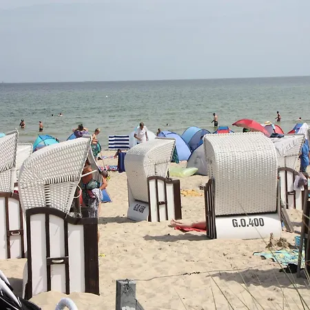Mit Strandkorb In